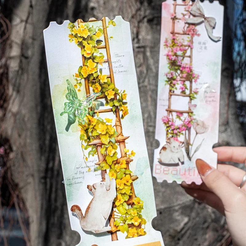 Washi Tape 2m Flower Garden Design | DIY Scrapbook Craft Decorative Washi Tape Qme