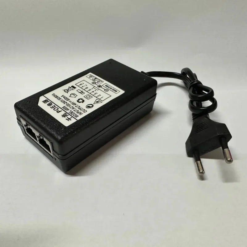 POE Injector 48V 24V 12V Multi-Voltage | US & EU Plug Power Supply PoE Injector Qme
