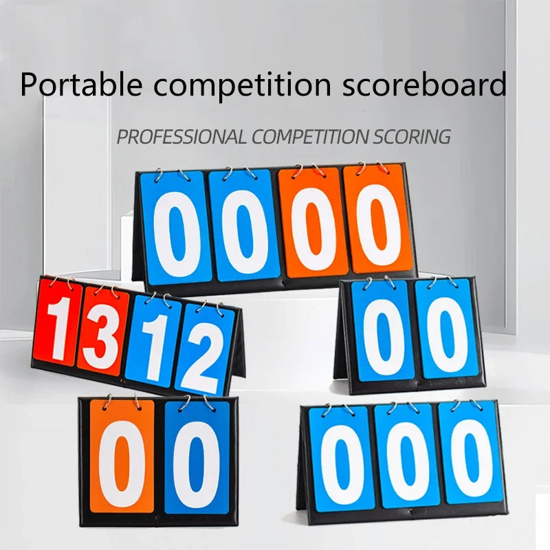 Tabletop Score Keeper – Portable Basketball Scoreboard Counter Sports Score Keeper Qme