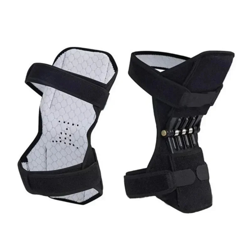 Spring-Loaded Knee Booster Support Pads – Sports Leg Brace 1-2pc Knee Support Brace Qst