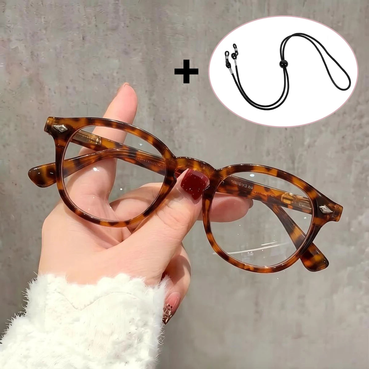 VOPHA Blue Light Blocking Reading Glasses Round Frame L21 Reading Glasses Qst tortoiseshell