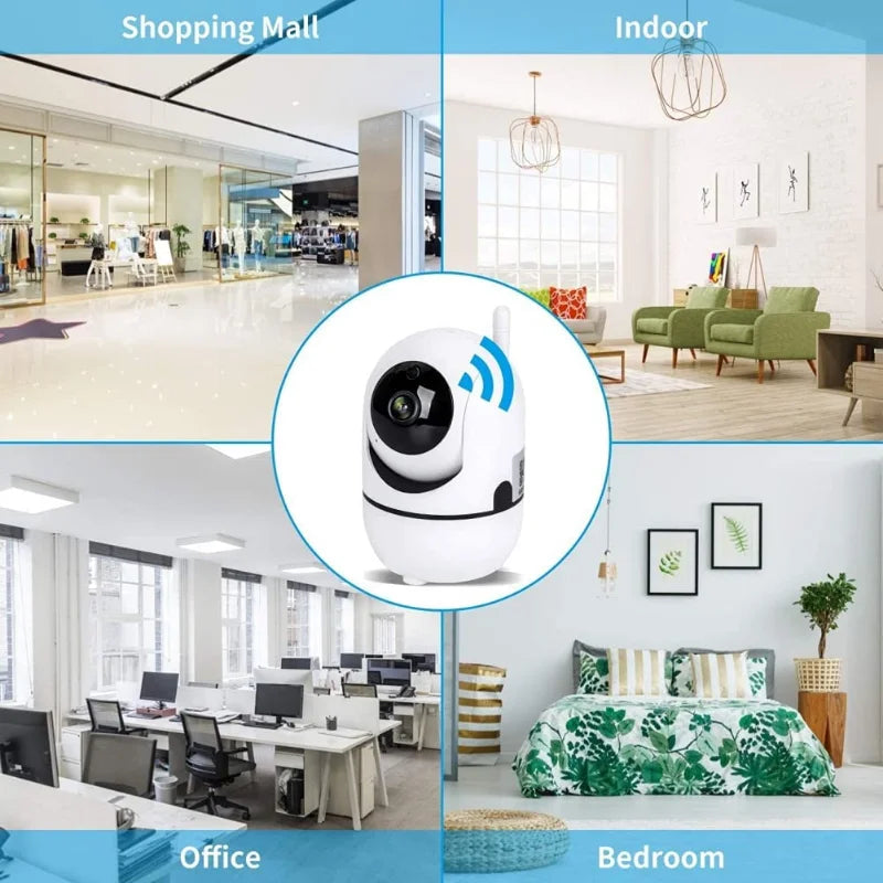 WiFi 1620P Wireless IP Camera 360° CCTV Pet & Baby Monitor Wireless IP Camera Qme