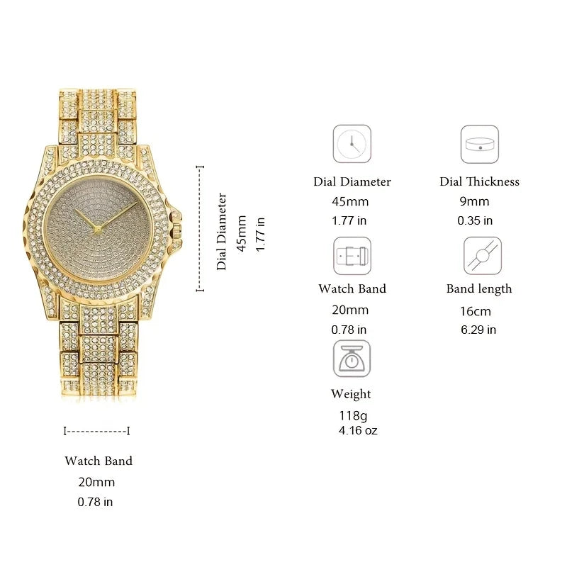 Women's Alloy Fashion Watch – Elegant Jewelry Style Fashion Watch Qme
