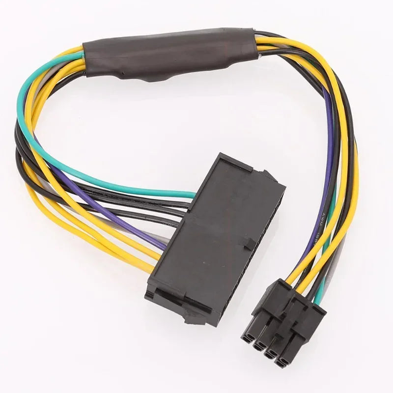 ATX 24-Pin to 8-Pin PSU Adapter Cable for Dell Optiplex PSU Power Adapter Cable Qme
