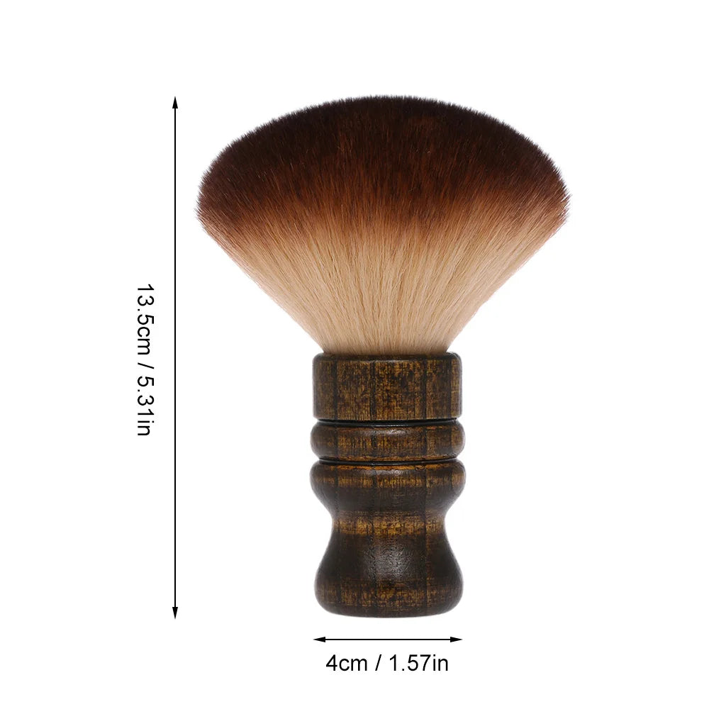 Soft Barber Neck Duster Brush – Nylon Hair Sweep Brush Barber Neck Brush Qst