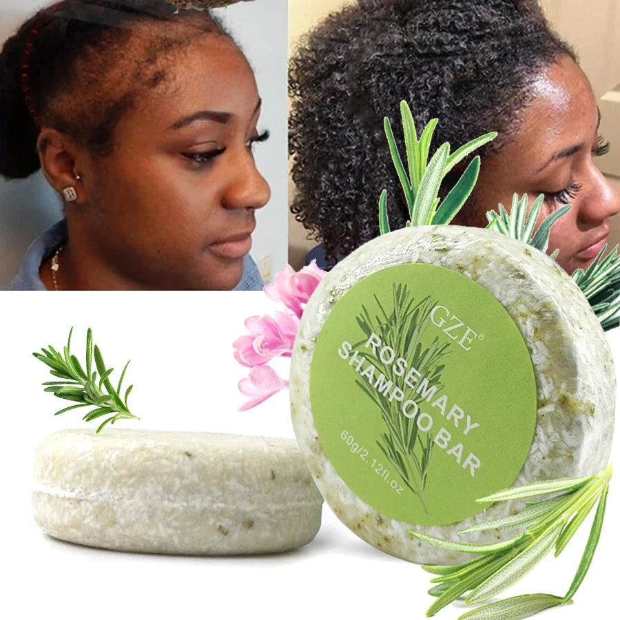 GZE Rosemary Shampoo Bar – Strengthening & Cleansing | Qme Solid Shampoo Bar Qme
