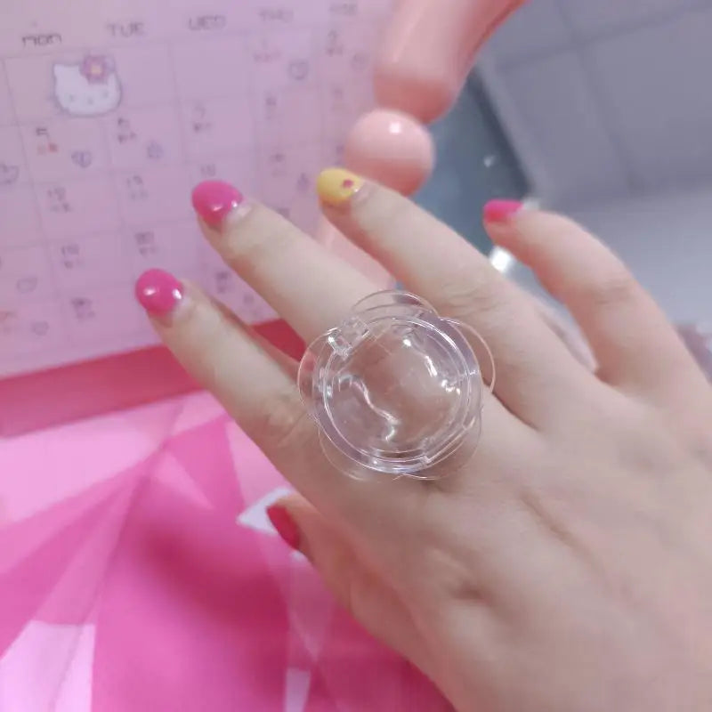 3.5g Ring-Shaped Empty Lip Balm & Scrub Cosmetic Jars Cosmetic Jar Qst