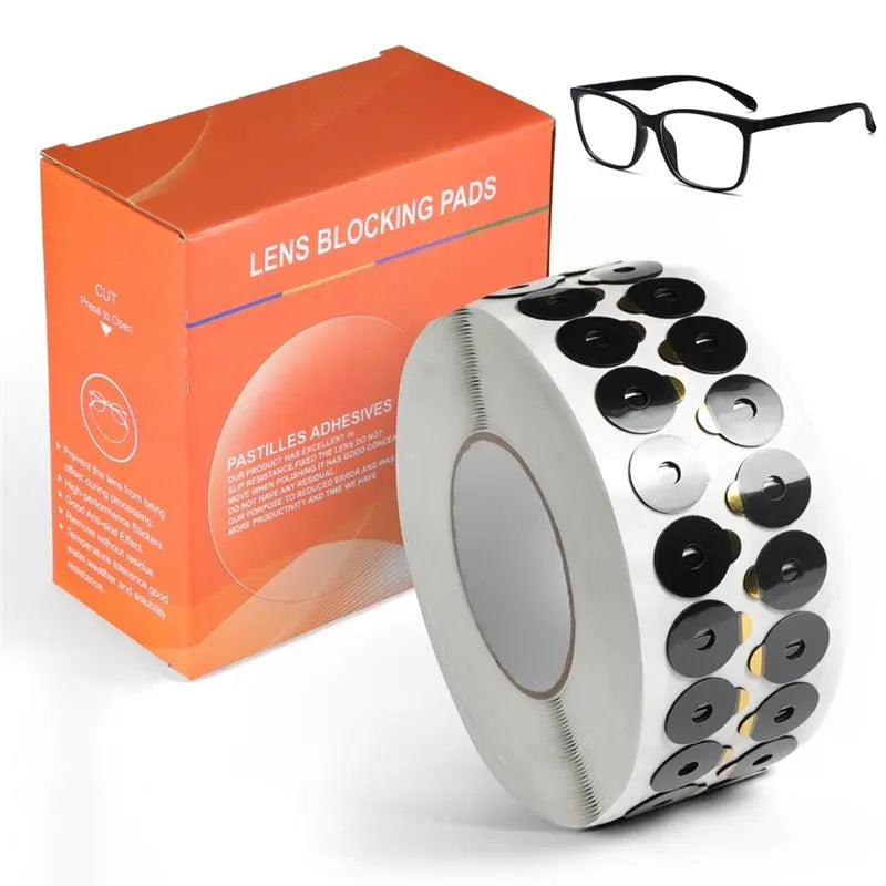 Hydrophobic Optical Lens Blocking Pad | Anti-Slip Adhesive Lens Blocking Pad Qme As Shown