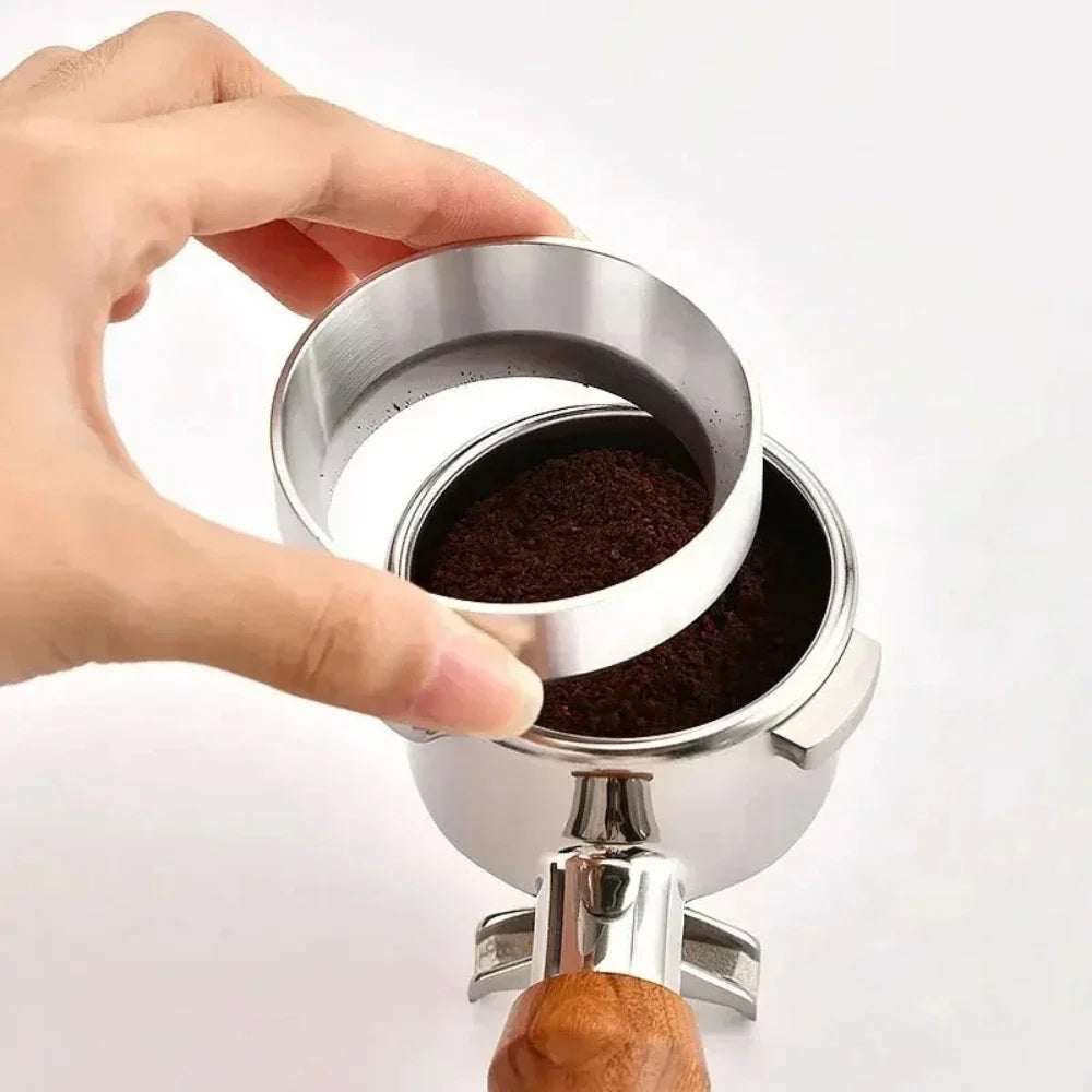 Magnetic Espresso Dosing Ring – Aluminum Funnel, 6 Colors Espresso Dosing Ring Qme
