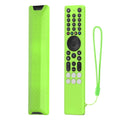 TCL RC833A Remote Silicone Case with Lanyard | Drop-Proof Cover Remote Control Case Qme Green