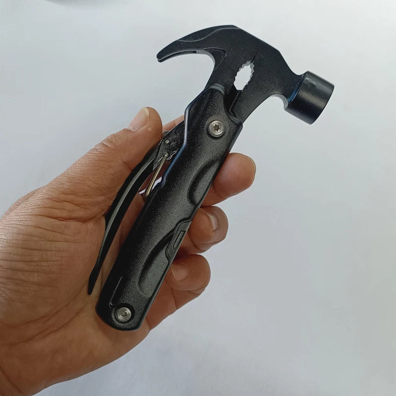 12-in-1 Multitool Hammer – Compact Stainless Steel Multi-Tool Multitool Hammer Qst