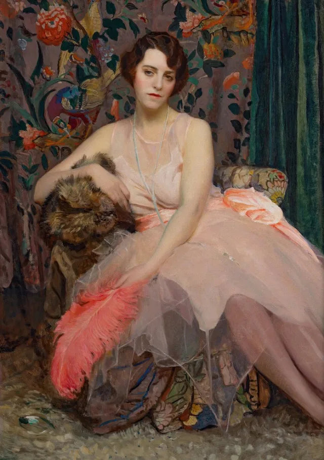 Vintage Noblewoman Portrait Canvas Wall Art Print | Home Decor Canvas Wall Art Qst 7 40x50cm Unframed