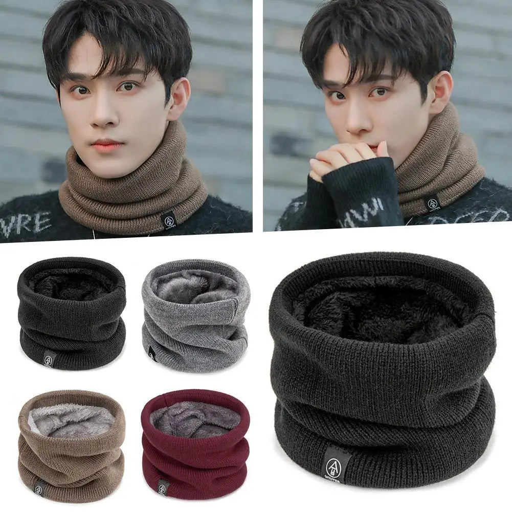 Women's Knitted Winter Snood Scarf – Cashmere-Like Softness Winter Snood Scarf Qme