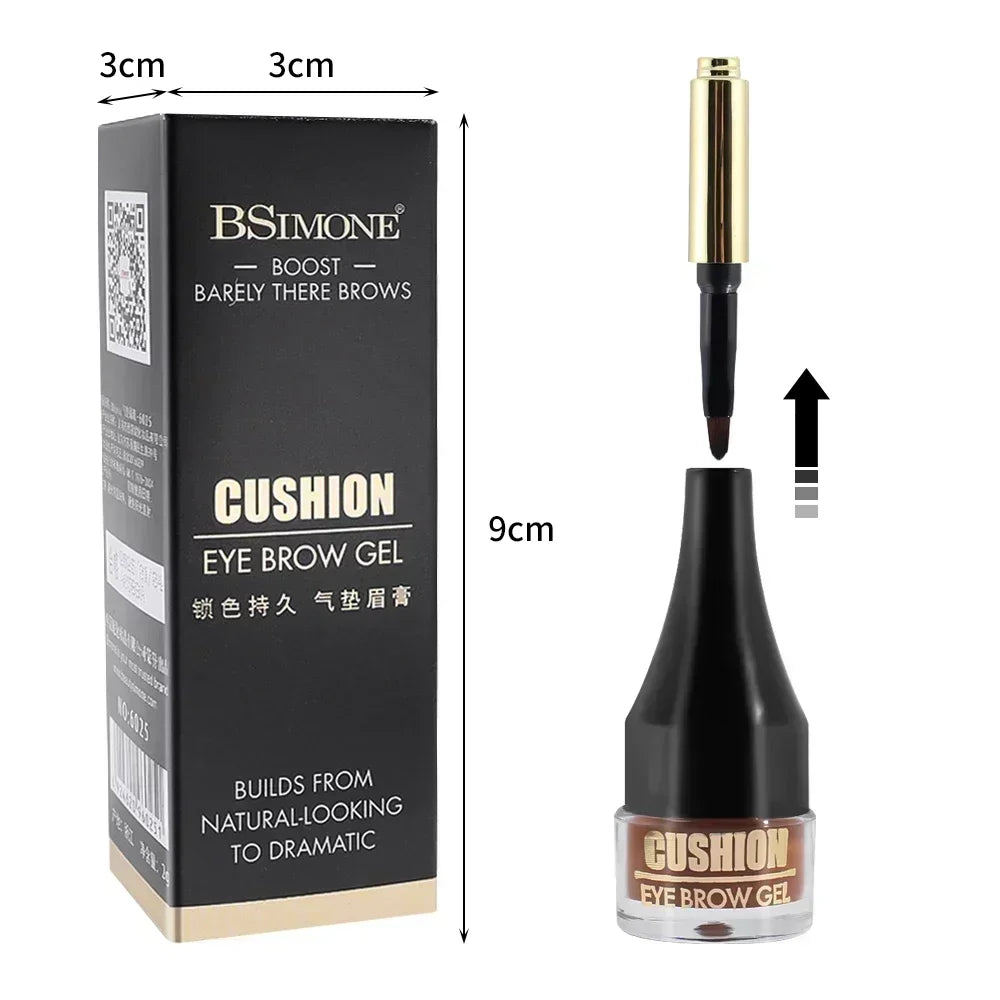 BSIMONE 4-Color Waterproof Eyebrow Cream | Long-Lasting Brow Gel Eyebrow Cream Qme