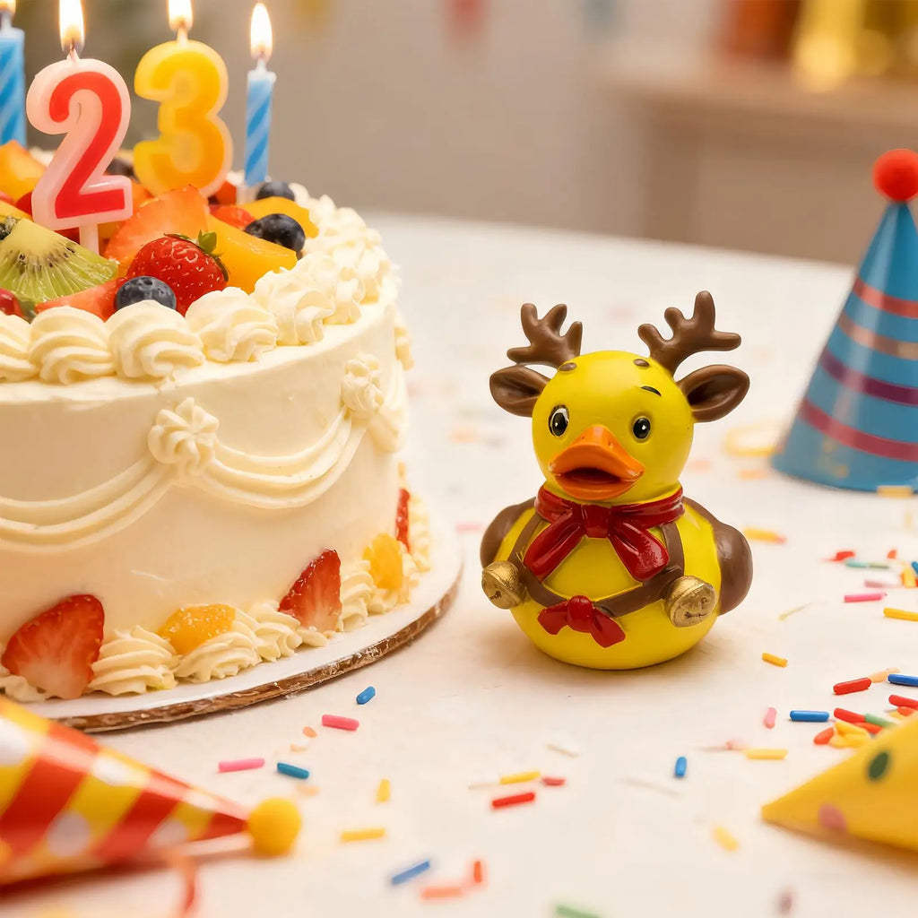 Duck Garden Statue Resin Christmas Collectible Figurine Decorative Figurine Qme
