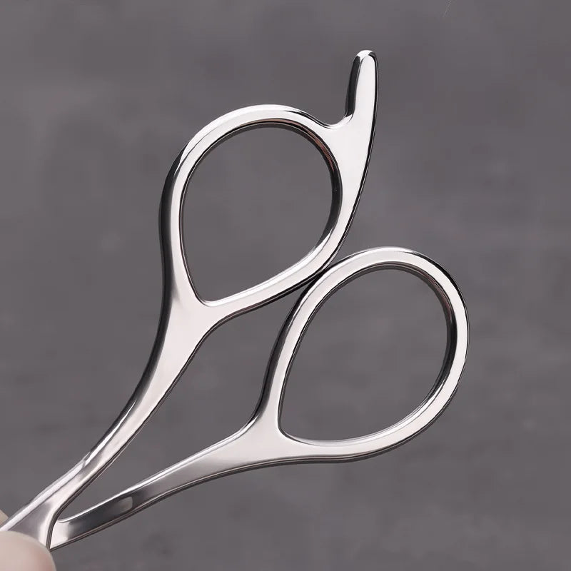 Stainless Steel Eyebrow Trimmer Scissors – Precision Grooming Grooming Scissors Qme