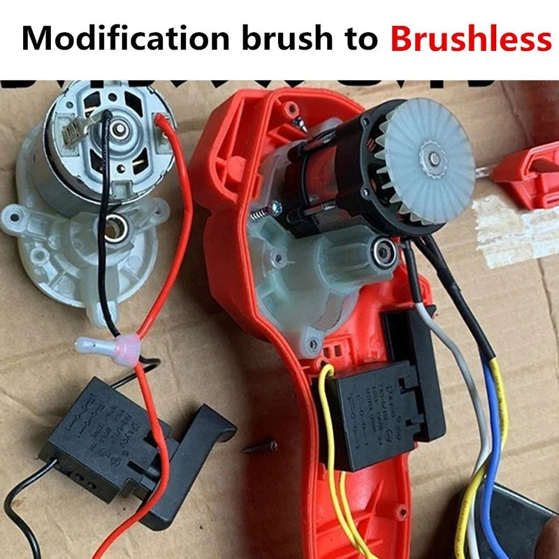 Brushless Motor Upgrade Kit for 4" & 6" Cordless Chainsaw Chainsaw Motor Upgrade Qme