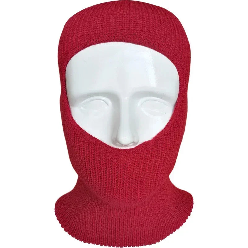 Knitted Full Face Balaclava – Warm Thermal Winter Ski Mask Winter Ski Balaclava Qme