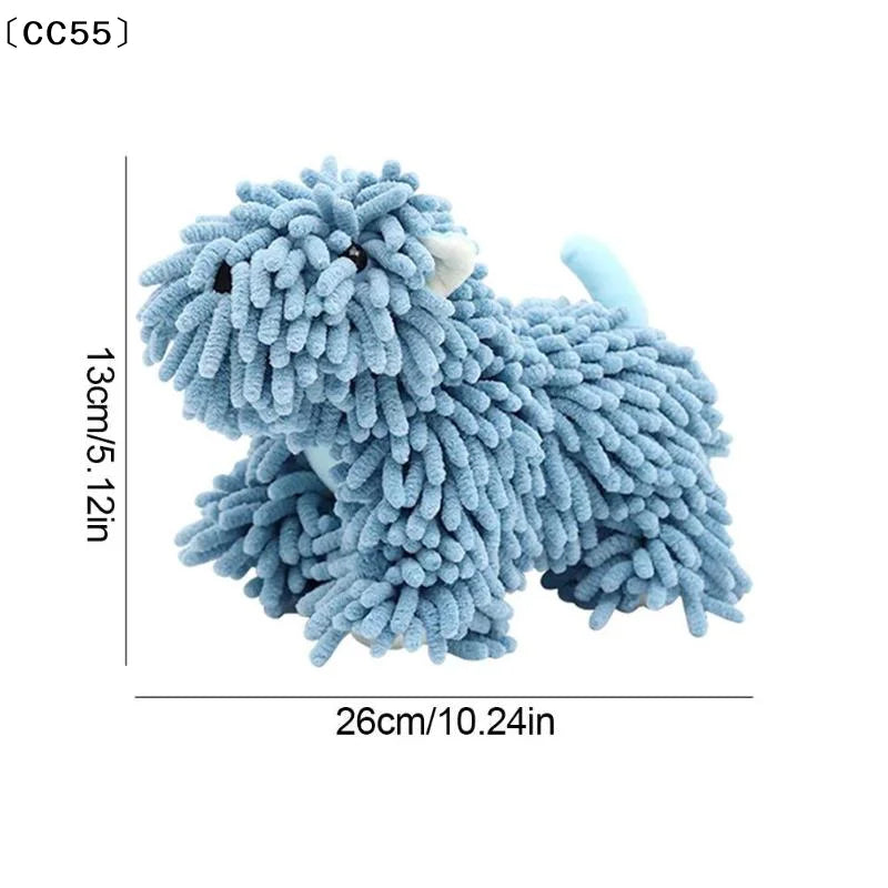 Cartoon Puppy Chenille Hand Towel – Fluffy & Absorbent Decorative Hand Towel Qst