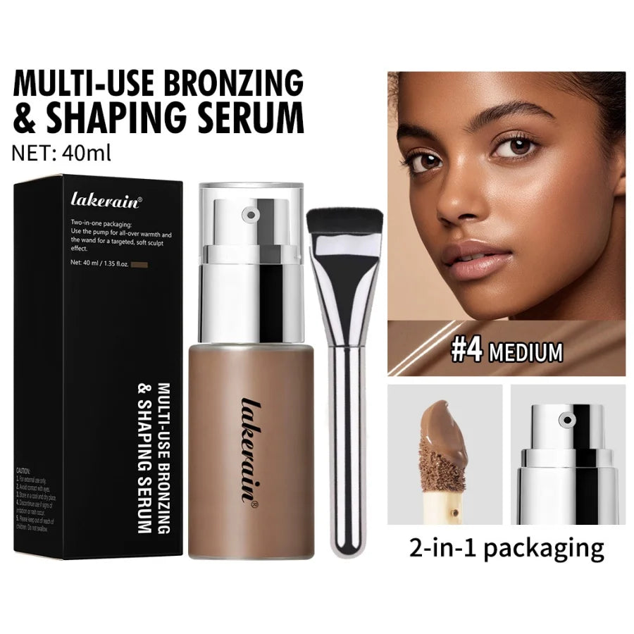 Multicolor Contouring Concealer Liquid Essence with Brush Liquid Concealer Qst 04