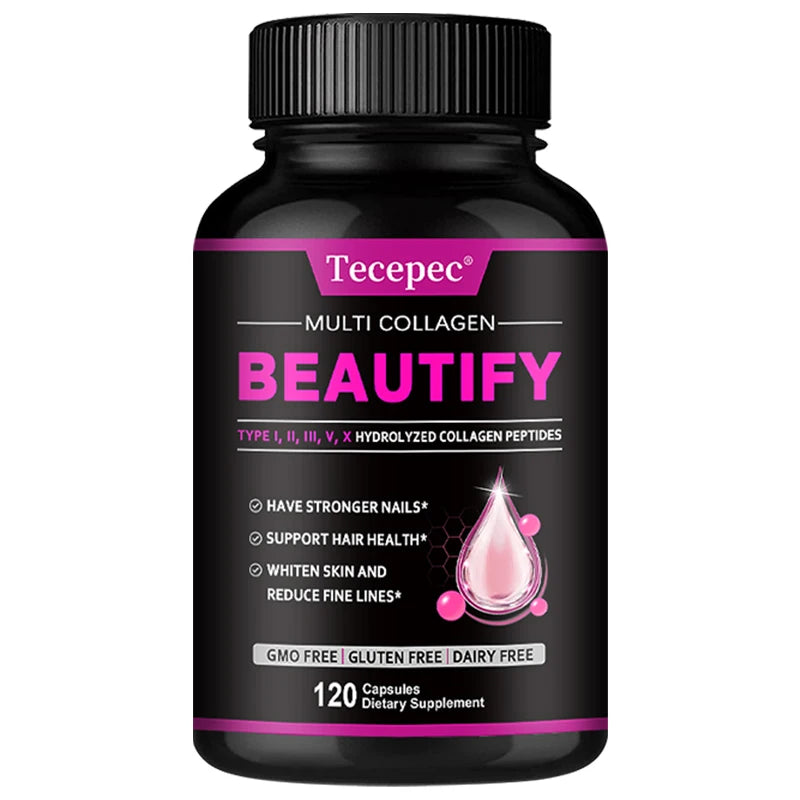 ZENVITALIZE Collagen 1500mg Capsules – GMO & Gluten Free Collagen Supplement Qst 120 count -1 bottle
