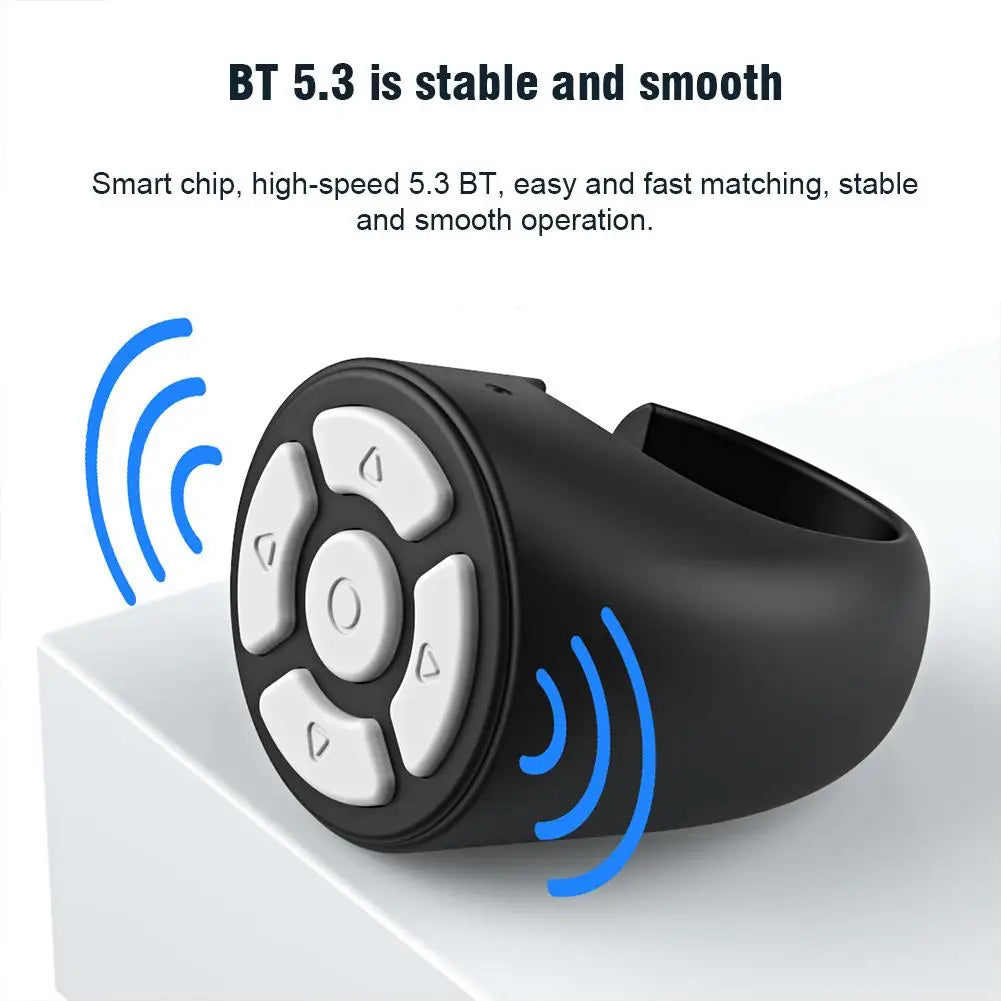 Bluetooth Ring Page Turner – Wireless Video Scroll Remote Bluetooth Ring Remote Qme