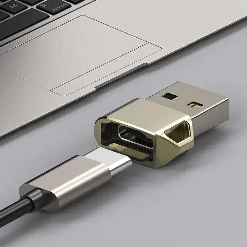 USB-C Adapter Mini Type-C Jack Splitter & OTG Converter | Qme USB-C Adapter Splitter Qme