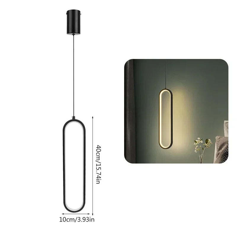 Nordic LED Pendant Light – Hanging Lamp for Kitchen & Dining Room LED Pendant Light Qme