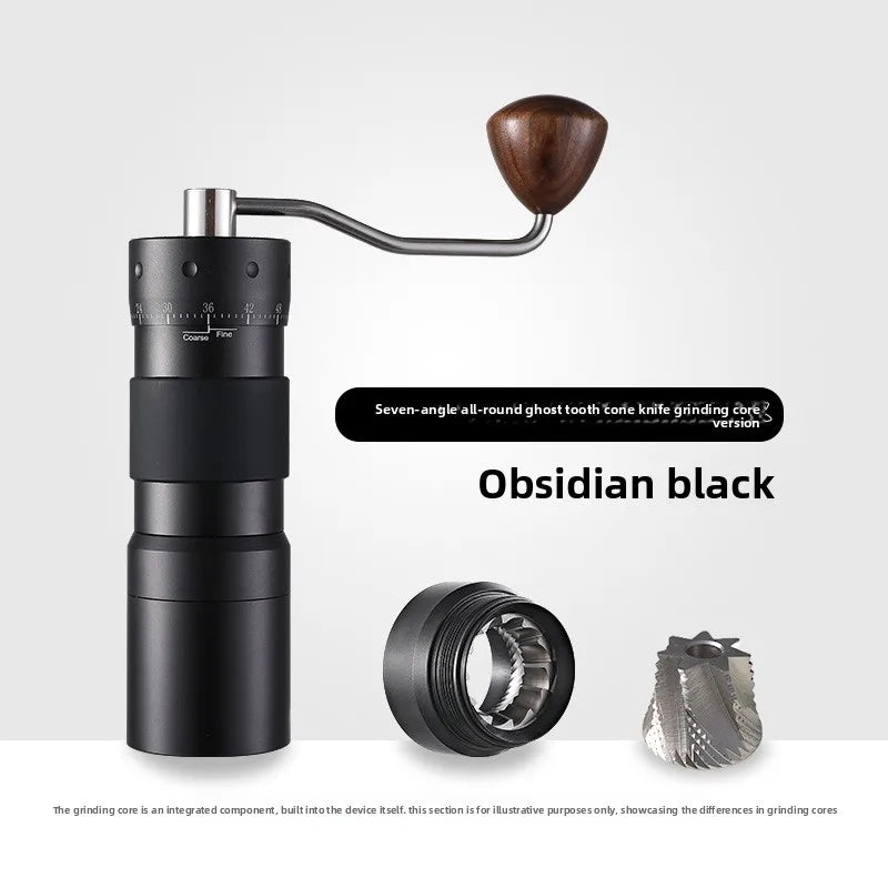 HAOYUNMA Manual Coffee Grinder – Ghost Teeth Full Metal Burr Manual Coffee Grinder Qst R50PRO-z 1