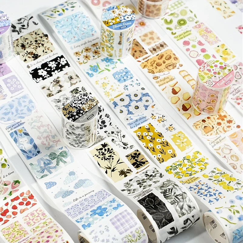 Fruit Theme PET Decorative Tape 50mm x 2m – 7 Colors Decorative Craft Tape Qme