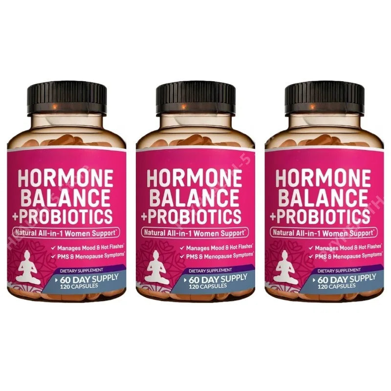 Women's Hormone Balance Supplement + Probiotics | 120 Capsules Women's Supplement Qst 360 Count(Pack of 3)
