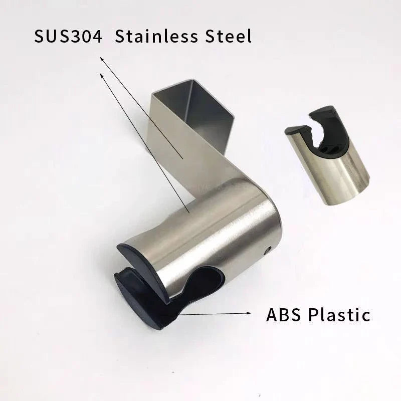 Stainless Steel Wall Shower Head Holder & Sprayer Hook Shower Head Holder Qme