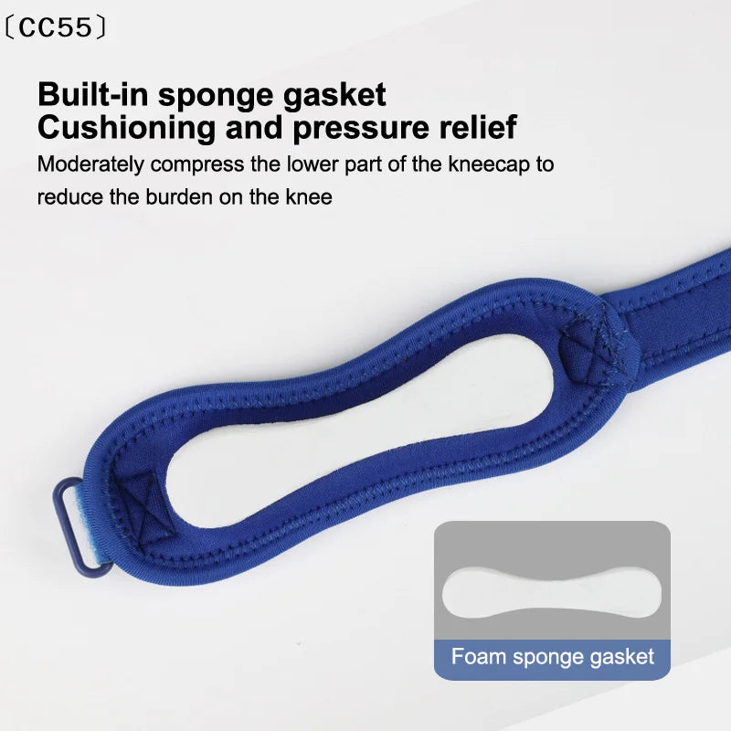 Adjustable Patellar Knee Strap – Support for Running & Sports Knee Support Strap Qst