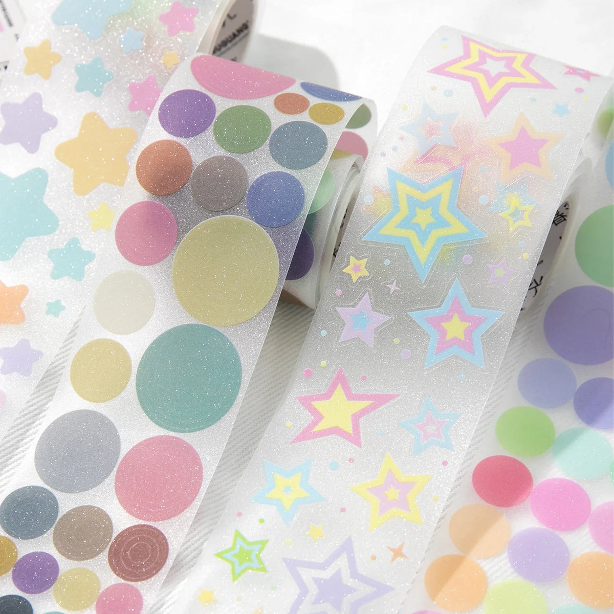 Watercolor Dots Washi Tape Kawaii Decorative 50mm | Qme Decorative Washi Tape Qme