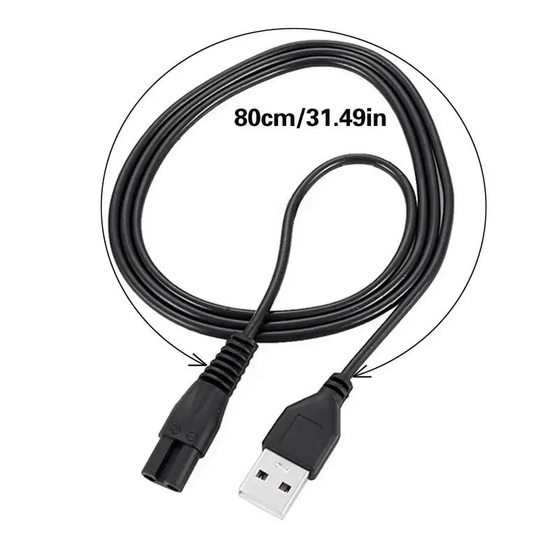 USB Charging Cable for Meridian Electric Shaver & Trimmer USB Charging Cable Qst