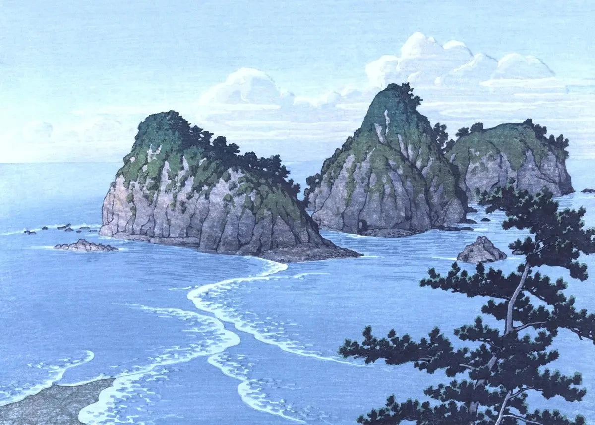 Kawase Hasui Japanese Landscape Canvas Poster | Wall Art Print Canvas Wall Art Qst 3 40x50cm Unframed