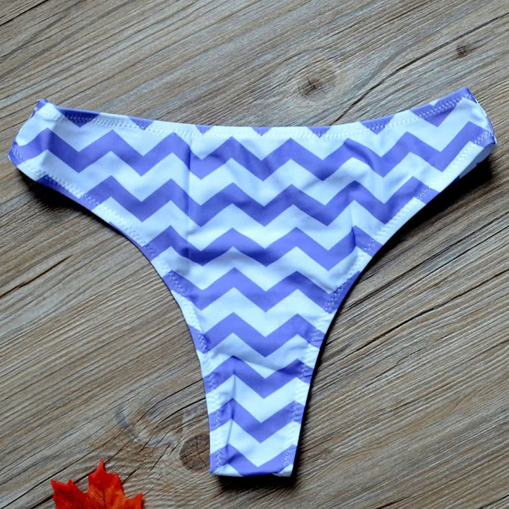 Women's Printed Bikini Set | Classic Beach Swimwear Printed Bikini Set Qme