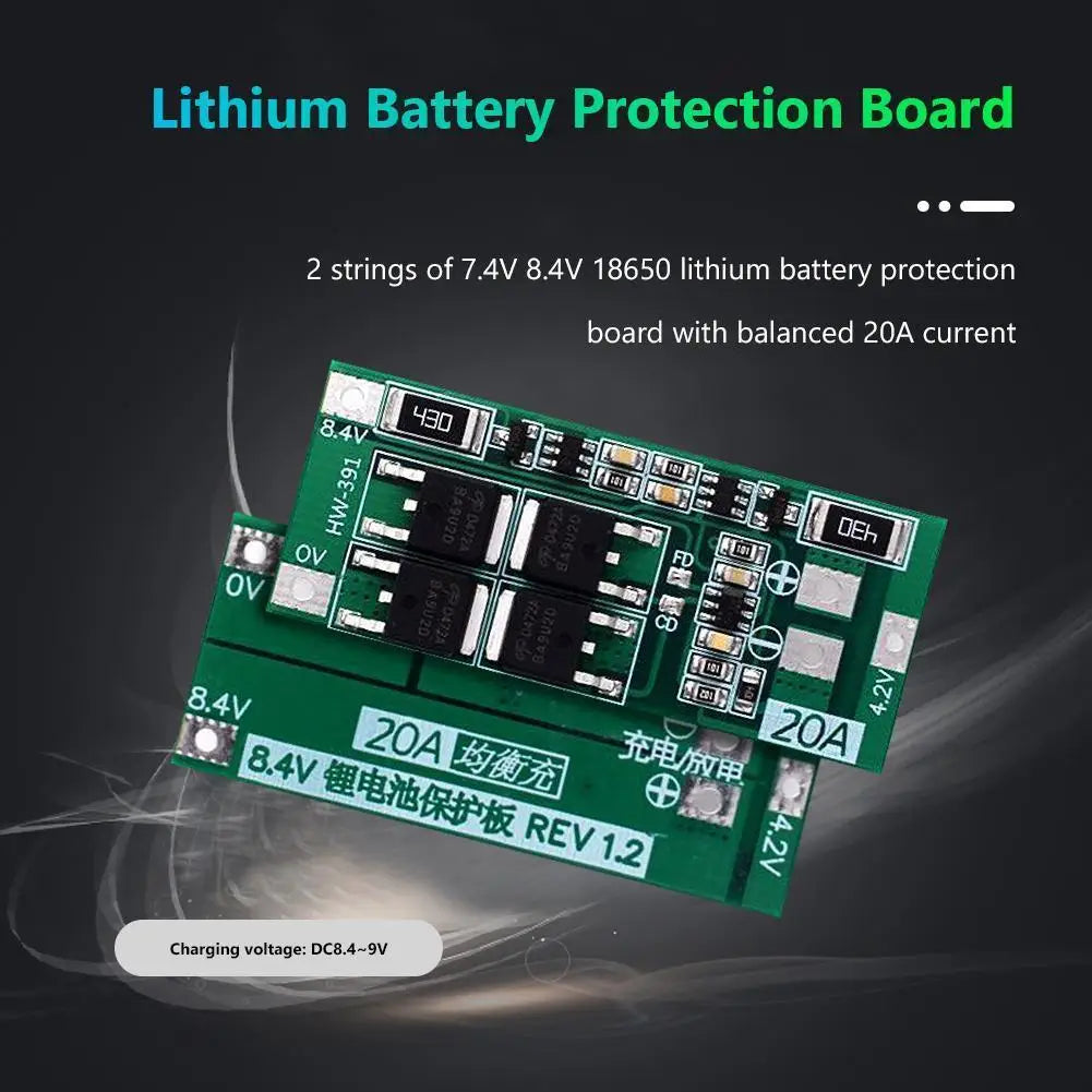 HW-391 2S 20A Lithium Battery Charging Board BMS Module BMS Charging Module Qme