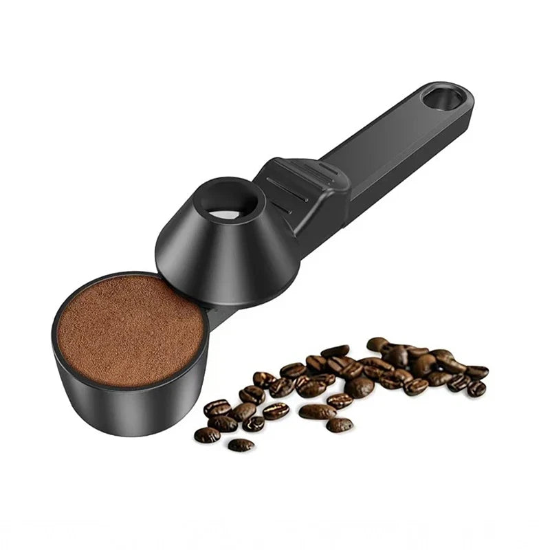Coffee Scoop with Funnel for Reusable K-Cup – 2 Tbsp Coffee Scoop Funnel Qme