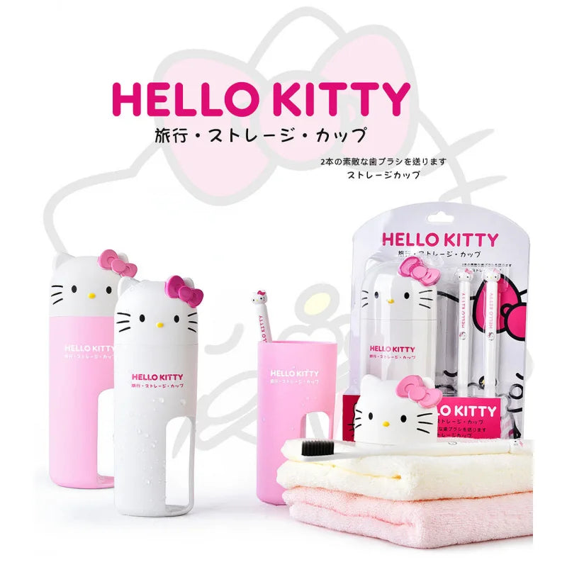Kuroomi Cute Travel Toothbrush & Toiletry Cup | 4 Colors Travel Toiletry Cup Qme
