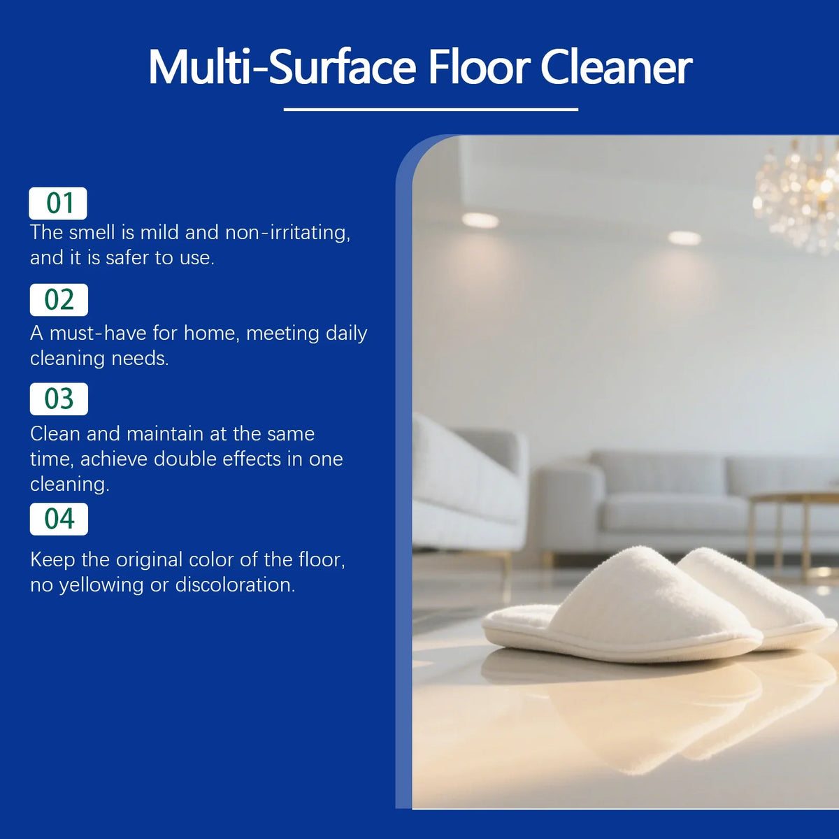 JUE FISH Multi-Surface Floor Cleaner – Fast & Powerful Floor Cleaner Qme