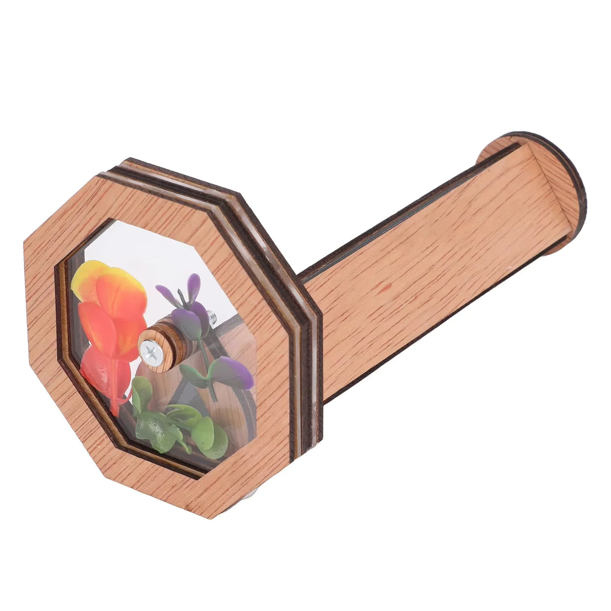 Wooden DIY Kaleidoscope Kit for Kids – Beech STEM Toy Age 6+ DIY Educational Toy Qst