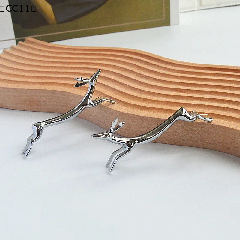 Deer-Shaped Chopstick Rest | Zinc Alloy Cutlery Rack Chopstick Rest Qme