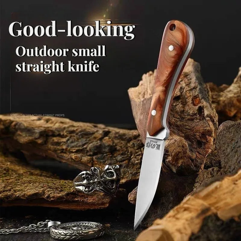PLYS Mini Camping Knife – Stainless Steel Outdoor Fishing Knife Outdoor Camping Knife Qst