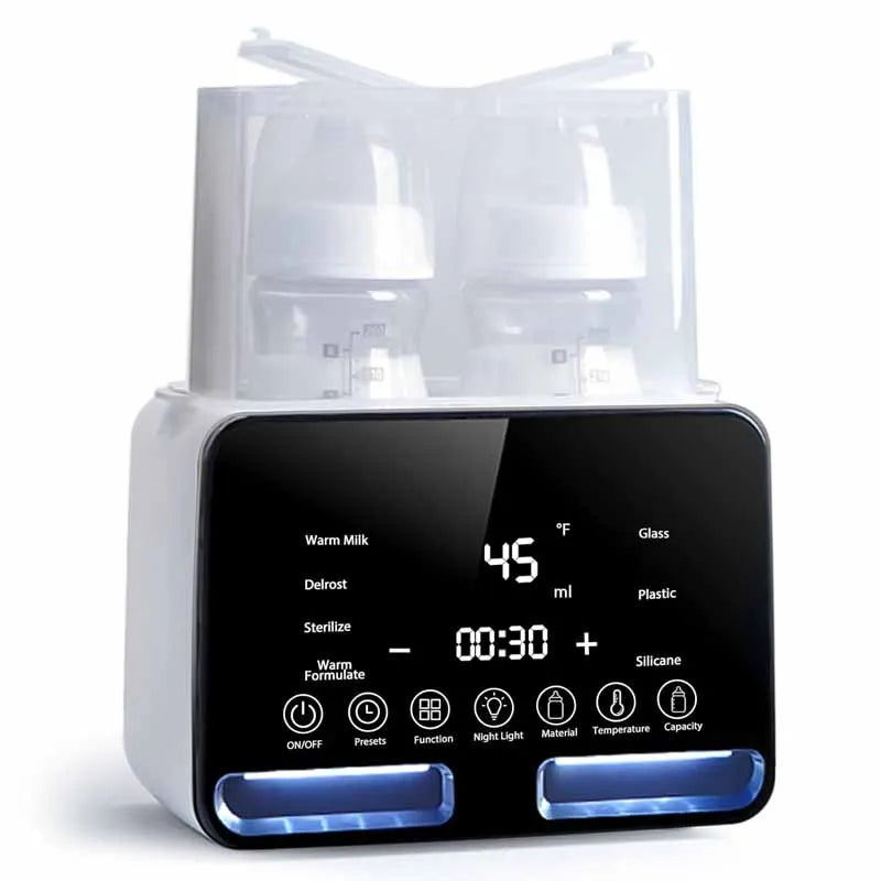 Baby Bottle Warmer & Sterilizer – Fast Heating with Timer Bottle Warmer Sterilizer Qst