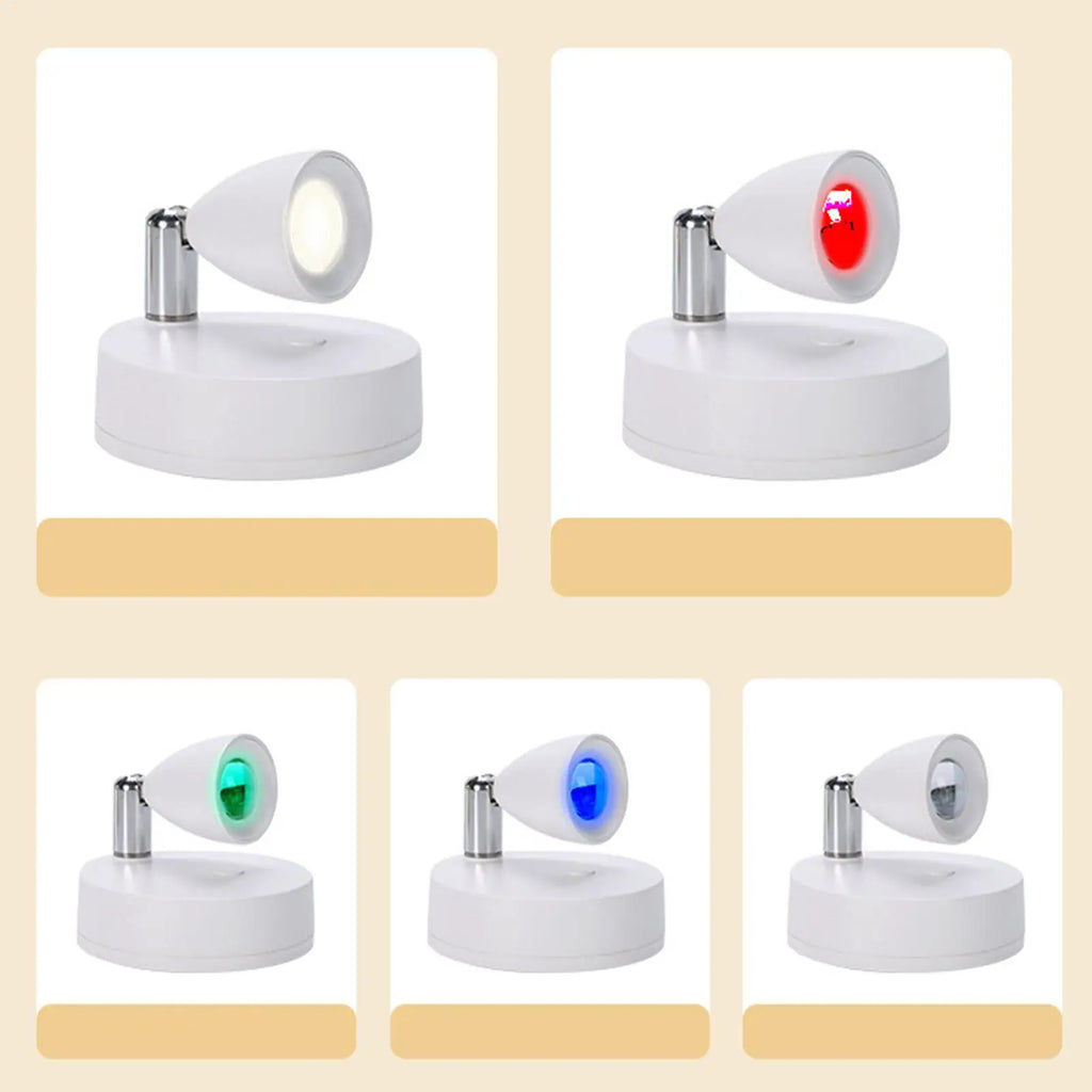 Rechargeable Wireless LED Plant Spotlight | Indoor Accent Light LED Accent Spotlight Qme