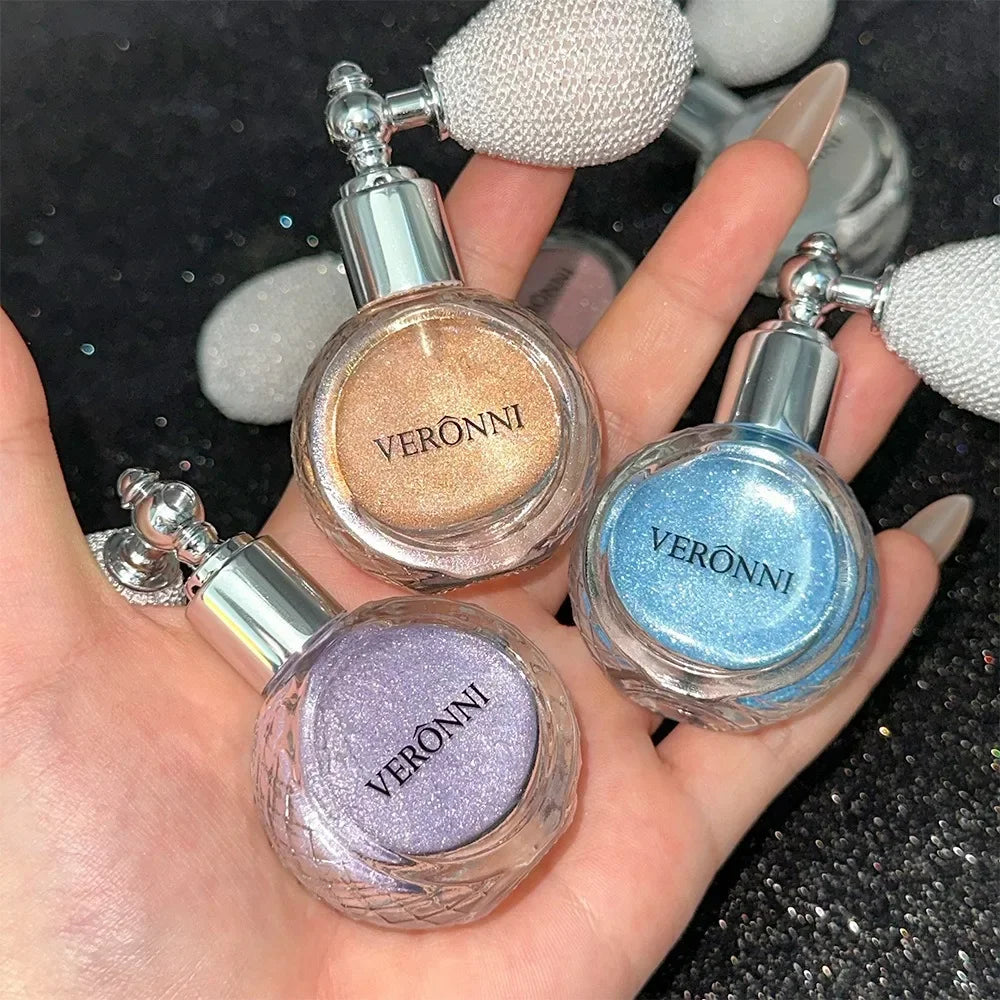 Shimmer Highlight Powder Spray – Waterproof Glitter Body Glow Body Shimmer Spray Qme
