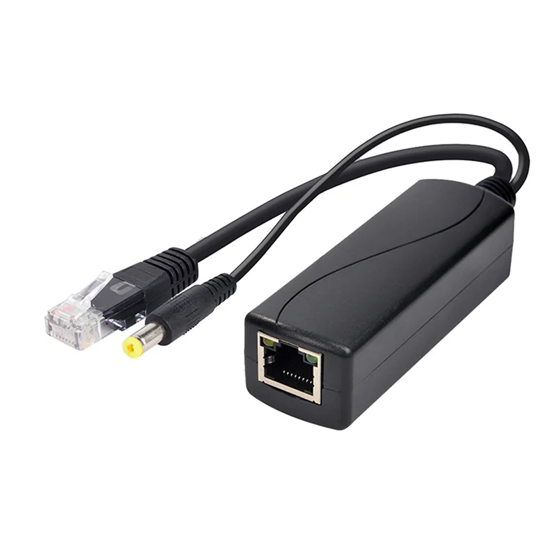 PoE Splitter 100M 12V 1A IEEE 802.3af 1.5KV Isolation PoE Splitter Qme