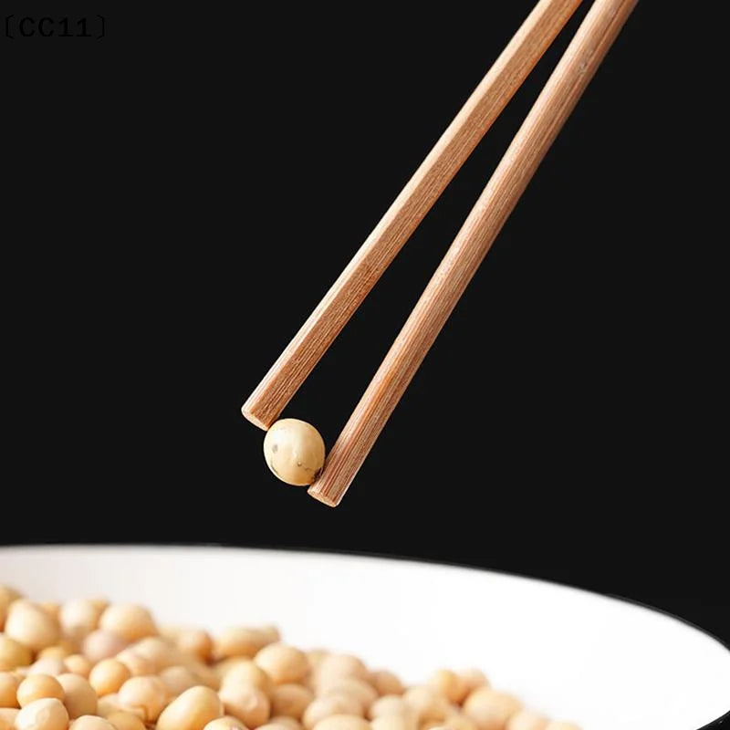 50 Pairs Disposable Bamboo Chopsticks – Individually Wrapped Disposable Chopsticks Qme