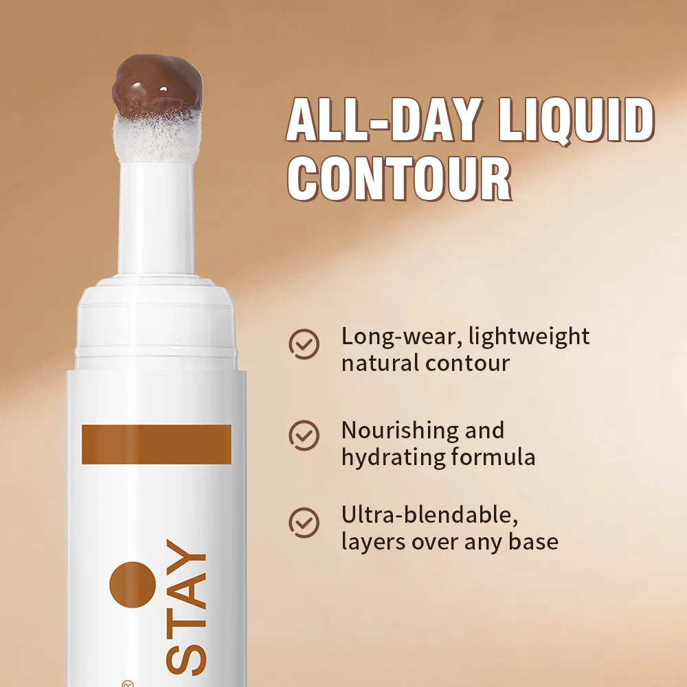 Lakerain Liquid Contour Pen – 3D Sponge Tip Contour Stick Liquid Contour Pen Qst